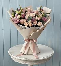 Букет цветов из:  Розы и Лизиантусы #REPLACE_PRED# Вахруши