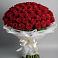 Букет 101 Красная роза Блэк Мэджик в Вахруши