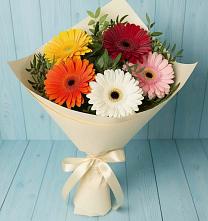 Букет цветов из:  Герберы в Вахруши