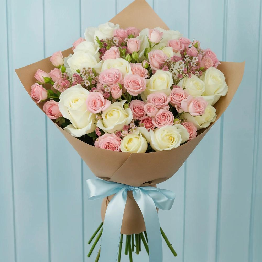 Букет цветов из: Розы в Вахруши