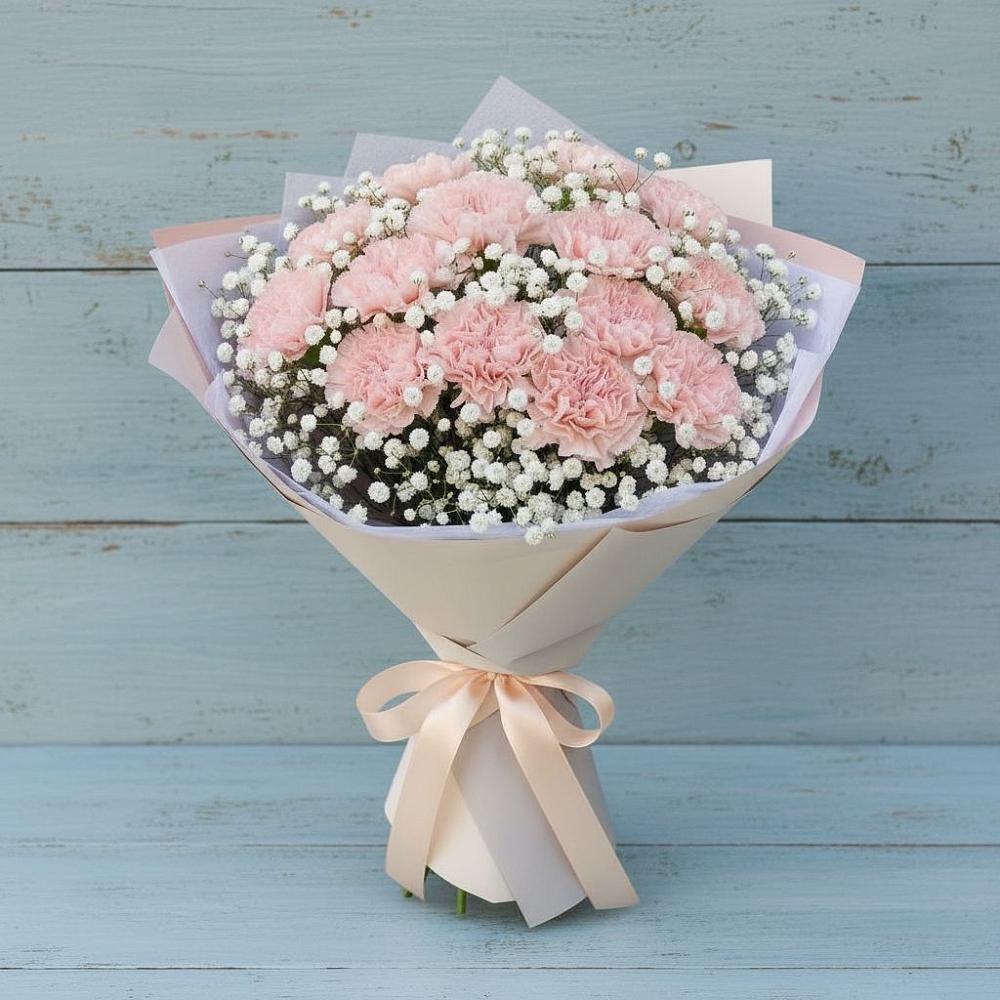 Букет цветов из: Гвоздики в Вахруши