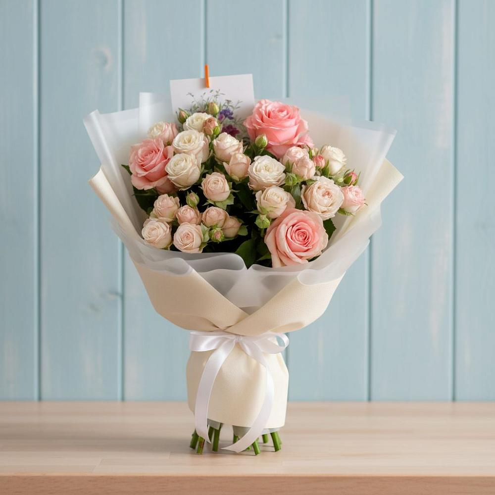 Букет цветов из: Розы в Вахруши