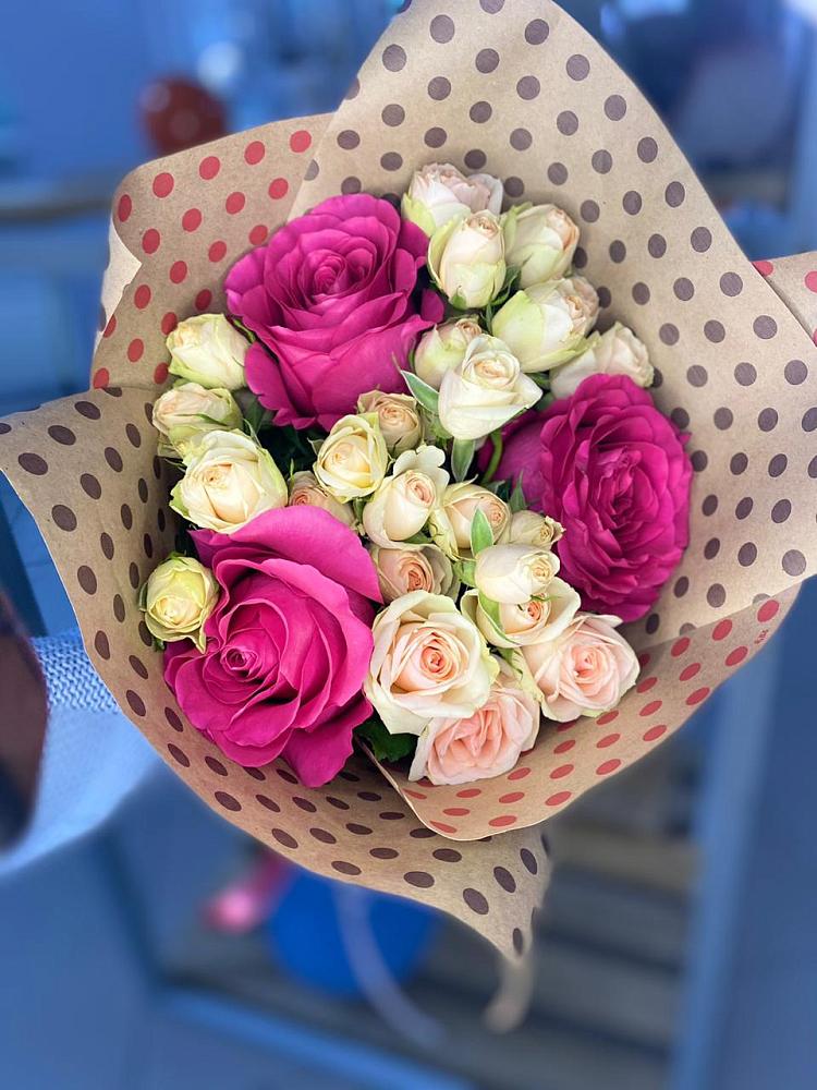 Букет цветов из: Розы в Вахруши