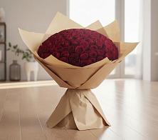 Букет 101 Красная роза в Вахруши