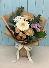 Букет цветов из:  Герберы и Хризантемы в Вахруши