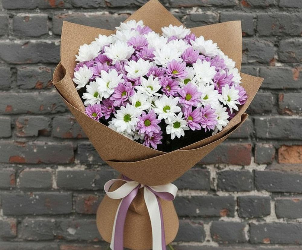 Букет цветов из: Хризантемы в Вахруши